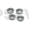 HC400-S ABEC-5 Flanged bearing 02,5 x 06 x 2,6 x (4pcs)